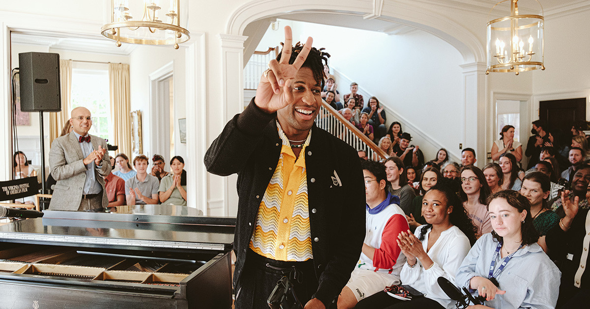 Jon Batiste at UVA’s Arts on the Hill, a joint program of UVA Arts & The Office of the President.
