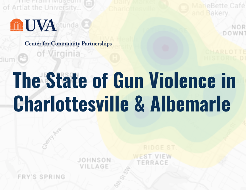 A heatmap over Charlottesville neighborhoods. 